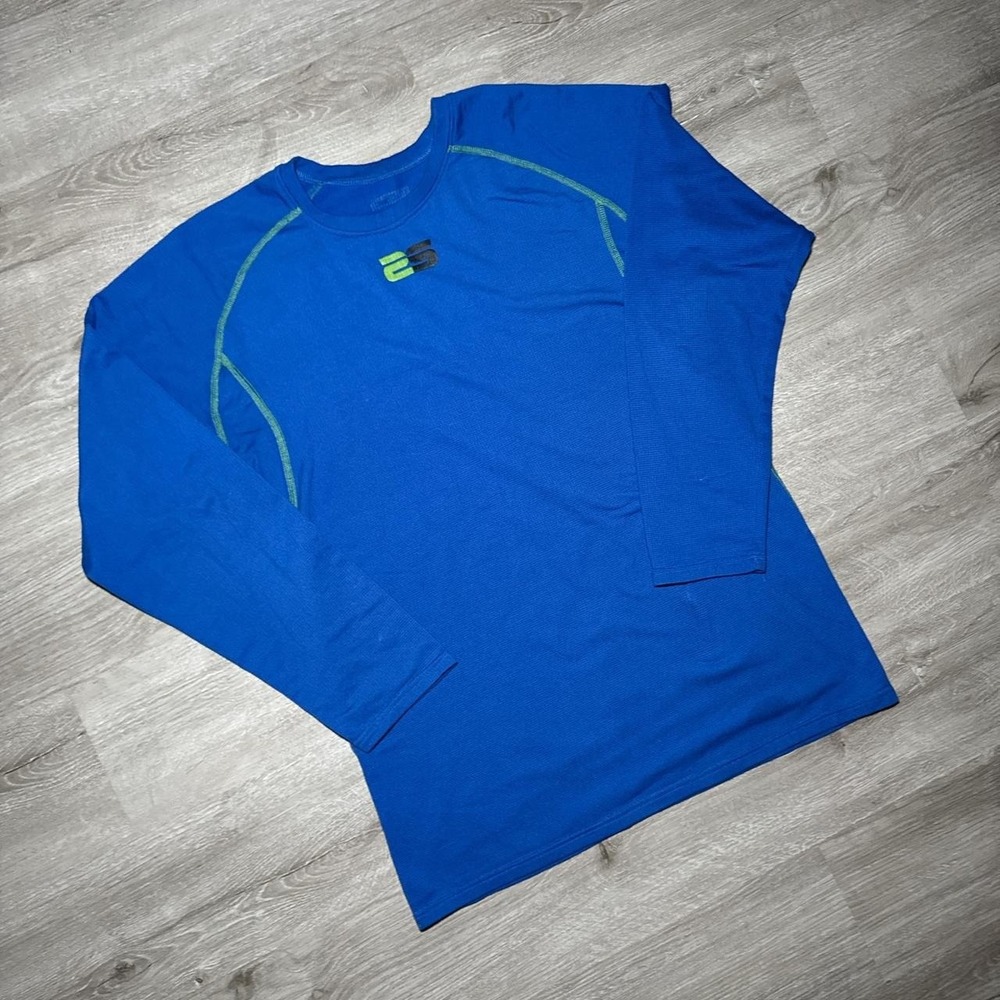 Y2K men's thermal style pullover long sleeve top